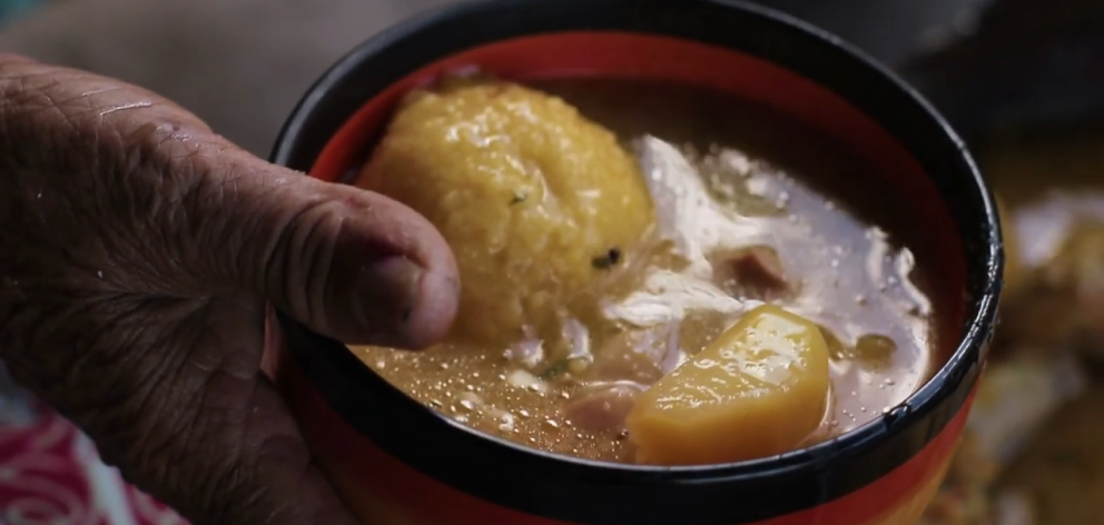 Fotografía: Captura del audiovisual “Recetario de cocina tradicional de Villarreal de Tamarindo en Santa Cruz, Guanacaste”. 