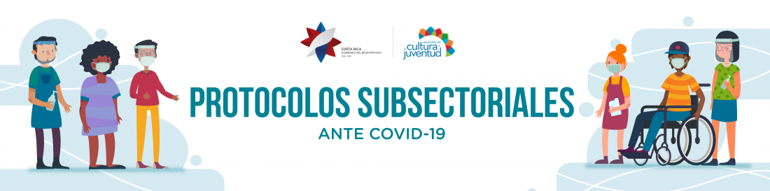 Arte gráfico con título "Protocolos Subsectoriales"