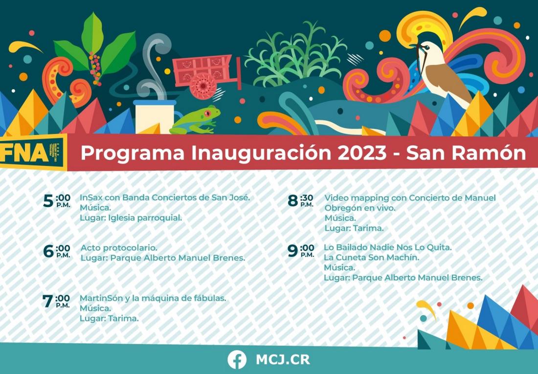 Actividades de inauguración FNA2023 | 04 de agosto de 2023 | San Ramón