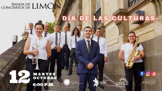 Concierto: "Día de las Culturas" - Banda de Conciertos de Limón banda de limón completa