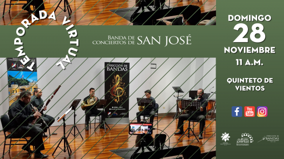 Músicos de BCSJ en auditorio ensayando