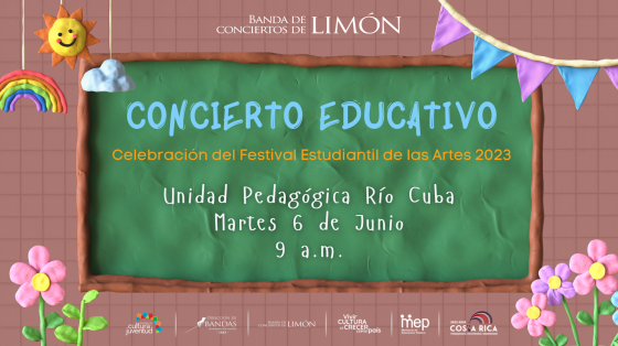 X Concierto Educativo | Banda de Conciertos de Limón pizarra