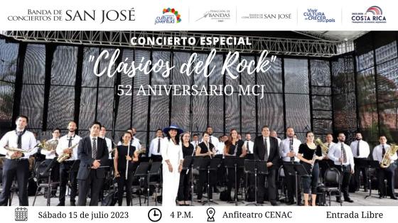 Banda de San José junto a la Sra. Ministra de Cultura en el Anfiteatro CENAC