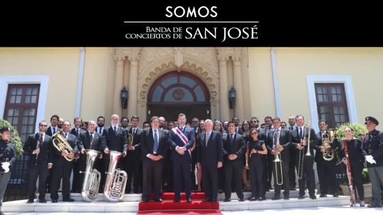 Ofrenda Floral a Uruguay | Banda de Conciertos de San José Banda de San José en Casa Amarilla