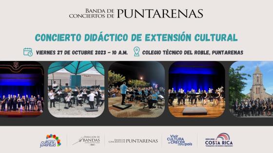collage de fotos en cinta de la Banda de Puntarenas