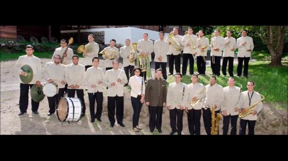 Foto de la Banda de Conciertos de Guanacaste con uniforme