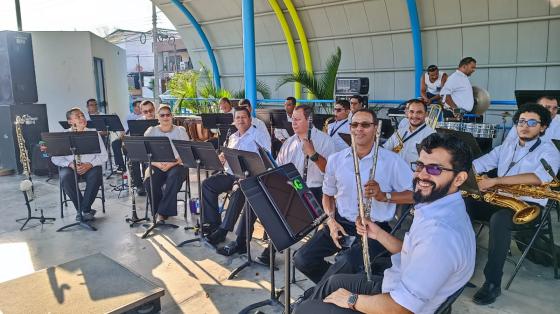 Músicos de la Banda de Conciertos de Guanacaste