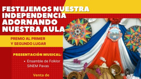 Afiche fiesta de la independencia sinem pavas 20 set 2024