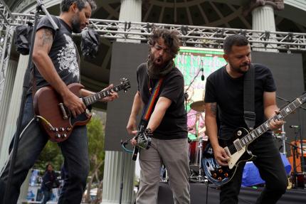 Fotografía: Agrupación “Seka”, banda de Punk Rock. Foto CPAC.
