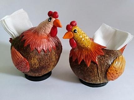 Productos de Artesanías Adeney / Colección Las Gallinas del Torito, disponible en la Feria Hecho Aquí