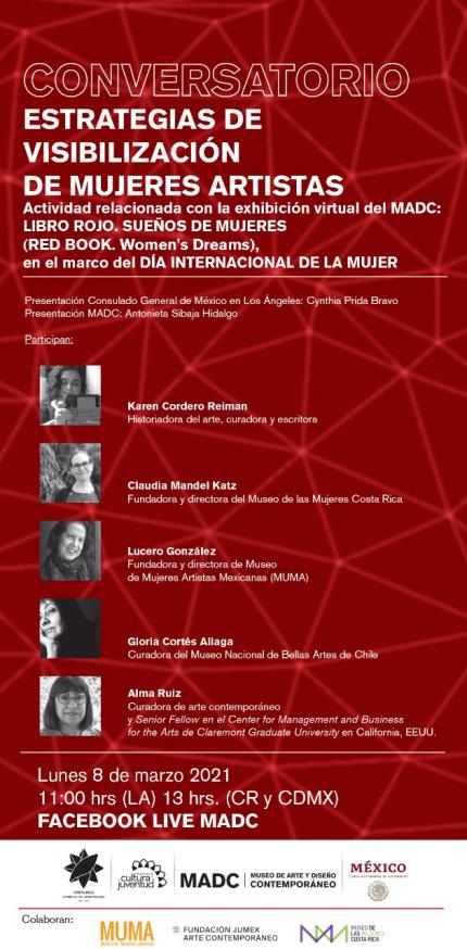 Conversatorio “Estrategias de visibilización de mujeres artistas” | MADC