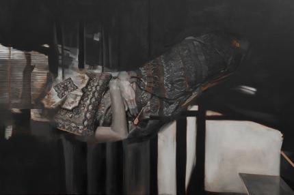 “Sin título”, Juan Manuel Oviedo. Óleo sobre canva. 100 cm x 150 cm. 20191MAC 