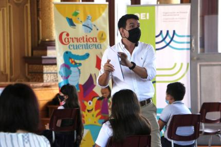 Proyecto es alianza educativa de Carretica Cuentera, Embajada de España en Costa Rica y la Organización de Estados Iberoamericanos, en celebración del Bicentenario de Independencia.