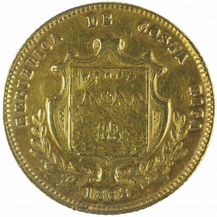 Moneda de dos escudos | 1862