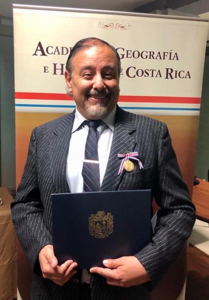 Eduardo Madrigal, Premio Nacional de Historia Cleto González Víquez 2020