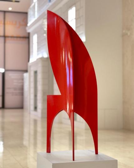 Entrega de la obra escultórica al Museo M7, Catar - Febrero 2022.