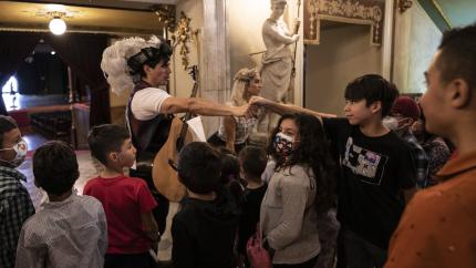 Teatro Nacional estrena programa visitas guiadas para público infantil