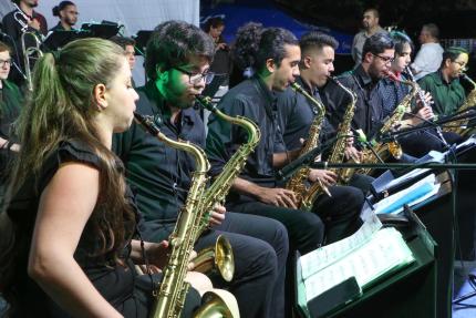 Big Band, Instituto Nacional de la Música. Fotografía: Unidad de Comunicación, MCJ.