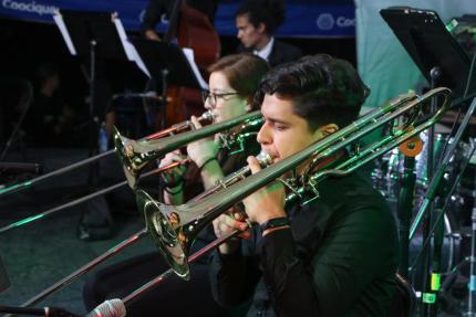 Big Band, Instituto Nacional de la Música. Fotografía: Unidad de Comunicación, MCJ.