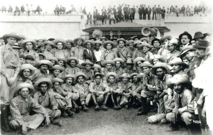 Fotografía: Combatientes de la Guerra de Coto de 1921. Crédito: Manuel Gómez Miralles