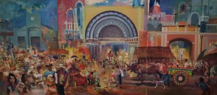 Exposición “Luz y tonos de San Ramón”, del artista nicaragüense Salvador Castillo. Exposición “Luz y tonos de San Ramón”, del artista nicaragüense Salvador Castillo.