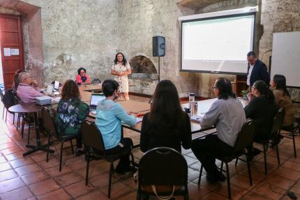 Nayuribe Guadamuz Rosales, ministra de Cultura y Juventud, participó en sesiones de trabajo