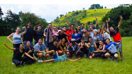 Actividad se realizó en el Campo Escuela Nacional Iztarú, en Tres Ríos, La Unión, y contó con participación de integrantes de Comités Cantonales de la Persona Joven de todo el país 