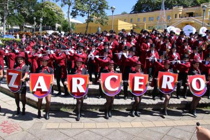 Gobierno de la República brindó despedida especial a Banda Municipal de Zarcero en su ruta hacia el Desfile de las Rosas 2024