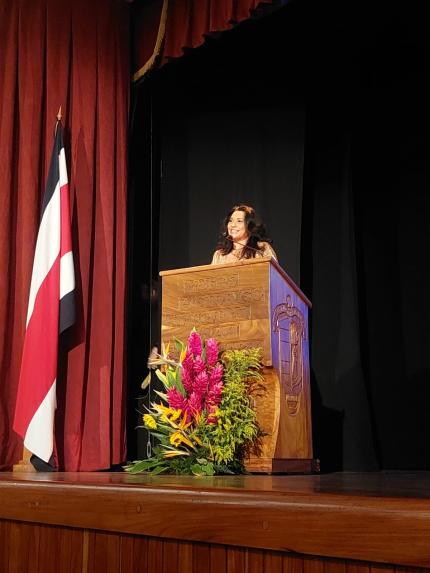 Nayuribe Guadamuz Rosales, ministra de Cultura y Juventud