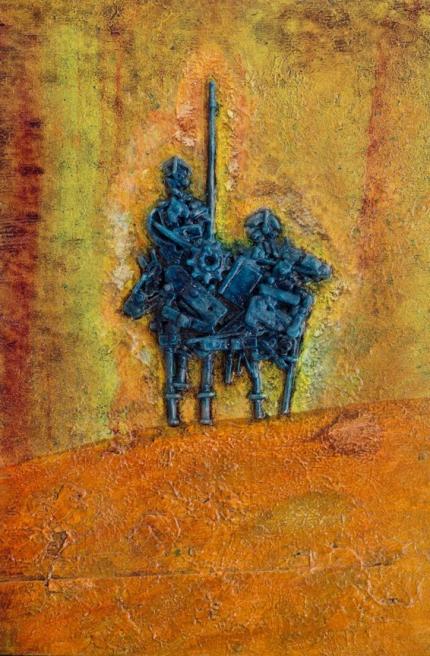 Obra "El Quijote y Sancho", MHCJS.