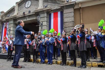 Banda Comunal La Fortuna recibió distinción como “Representantes de la Diplomacia Cultural costarricense”