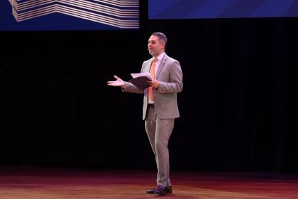 El Teatro Popular Melico Salazar fue el escenario donde esta mañana, el ministro de Cultura y Juventud, Jorge Rodríguez Vives, junto con el equipo de viceministros y directores de los órganos adscritos del Ministerio de Cultura y Juventud (MCJ), dio a conocer la programación 2025 del MCJ.