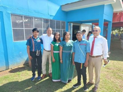 En el marco de la gira presidencial por la Zona Sur el MCJ participó en actividades relativas a la conmemoración de la Batalla de Coto, en la comunidad de Pueblo Nuevo, Puntarenas