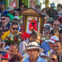 La Entrada del Cristo de Esquipulas. Foto: Facebook Fiestas de Santa Cruz