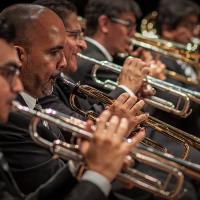 Presentaciones de la Temporada de “Música para Banda de Compositores Estadounidenses”, se ofrecen el tercer jueves de cada mes, durante 2022. Fotografía: Dirección de Bandas, MCJ 