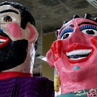 Exposición de mascaradas tradicionales llena de color y tradición la Biblioteca Nacional de Costa Rica