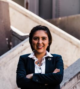 Retrato de la Viceministra de Juventud Margareth Solano