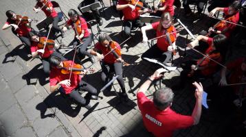 Orquesta conformada por Jóvenes