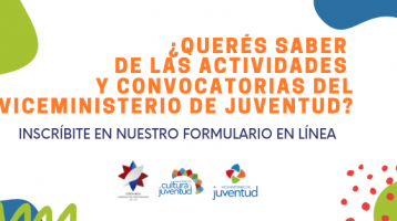 inscripciones y convocatorias del Vice Juventud