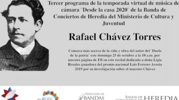 Foto del compositor Rafael Chavez Torres