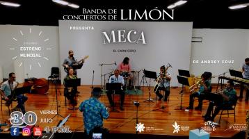 Banda de Limón y músicos invitados tocando