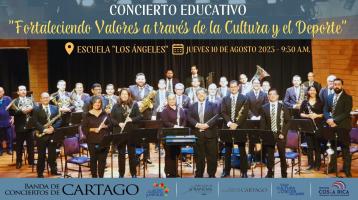 Ensamble de la Banda de Conciertos de Cartago en Auditorio del TEC