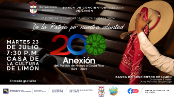 Concierto "Viva la Anexión" | Banda de Conciertos de Limón