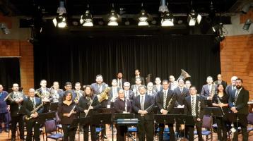 Banda de Conciertos de Cartago en el auditorio del TEC